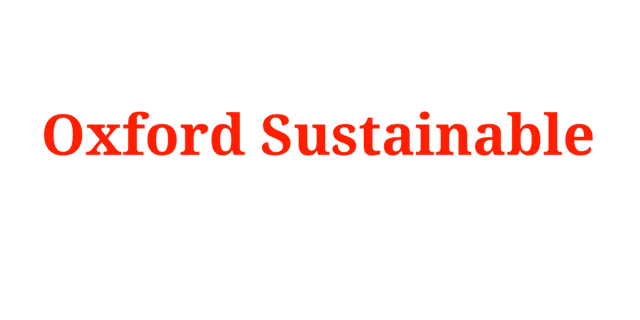 Oxford Sustainable logo
